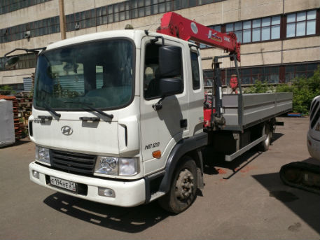 Использование крана-манипулятора